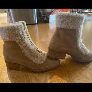 Sarah flint fur boots size 36 brand new and hand made in Italy